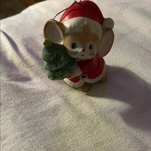 Homco Collectible Figurine with Gold Accents